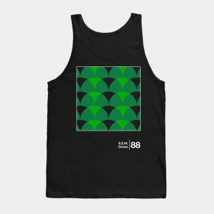 REM Green / Minimalist Graphic Design Fan Artwork Tank Top